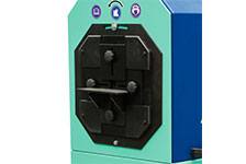 Frontplate for irregular shape parts (instead of standard frontplate mounted  on the machine)