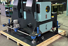Special hoisting platform with PLC – to adjust machine working height